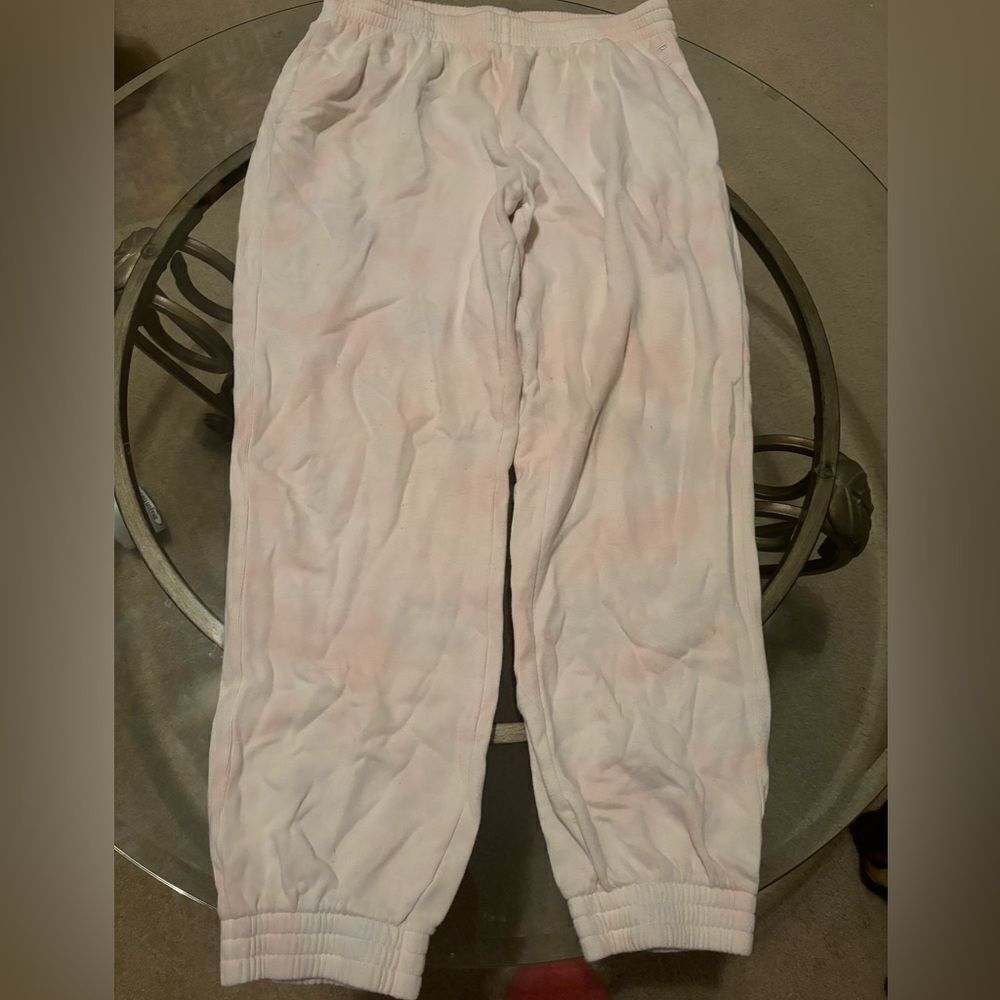 Victoria’s Secret Pink light peach pink ombre sweatpant joggers